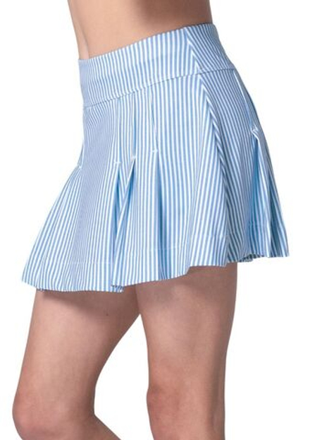 Детская теннисная юбка Lucky in Love Linien Stripe Pleat - periwinkle