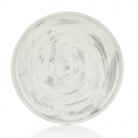 Тарелка д/пиццы d=32см, фарфор, "Falme Grey", By Bone