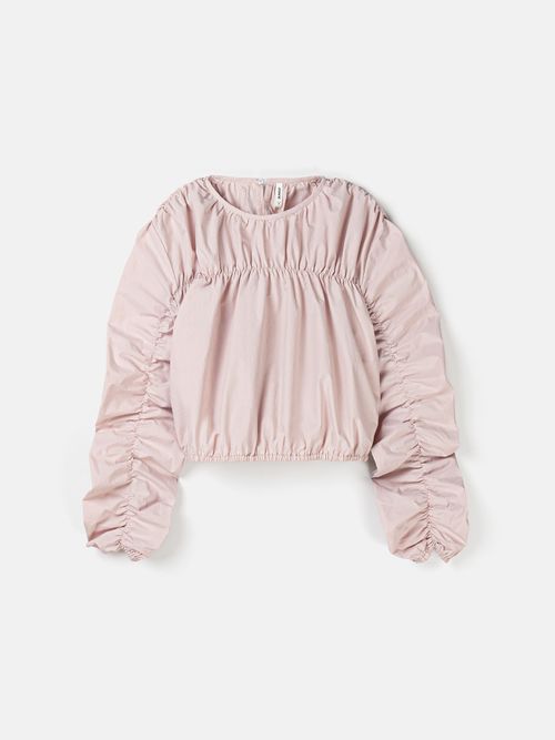 Рубашка с драпировкой 