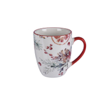 Кружка из фарфора 350 мл на выбор 2 дизайна - с апельсинами и с ягодами