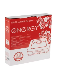 Плита газовая однокомфорочная Energy EN-209А 144032 Белая