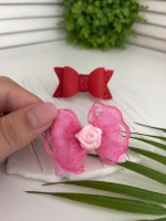 Бант для груминга собак на заколке, бантики для собак.