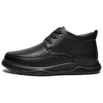 Mulinsen Top Grain Cow Leather Men"s Casual Shoes Men"s Black