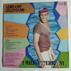 Винтажная виниловая пластинка LP Adriano Celentano I Miei Americani (Tre Puntini) (Italy 1984) VG