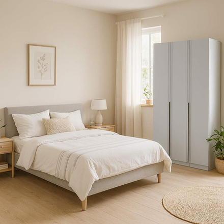 Шкаф 3-х створ. с 3-мя ящиками Ольга-6 кашемир