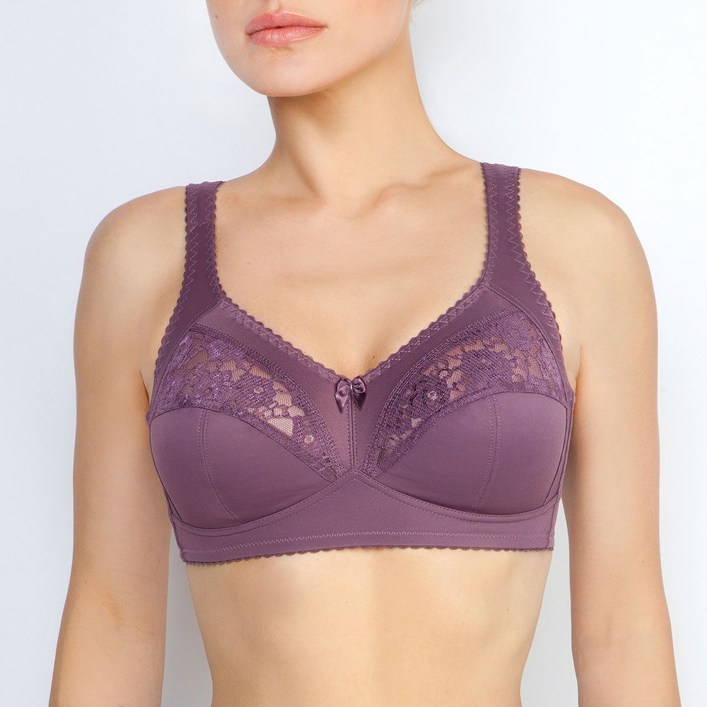 Бескаркасный бюстгальтер с мягкой чашкой (Размер: 90E) (Цвет: черный)