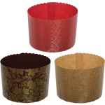 Набор бумажных форм для выпечки куличей «Пасхальный» 1л d-11*8,5см, 3шт дизайн в ассортименте «Marmiton»