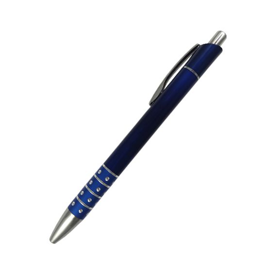 Ручка синяя, Цвет корпуса синий/серебристый