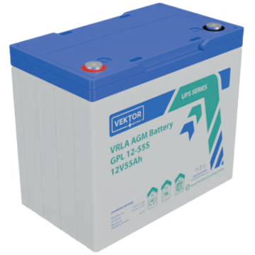 Аккумулятор VEKTOR BATTERY GPL 12-55S