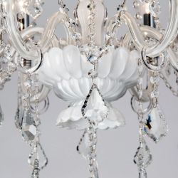 Citilux Финка CL353161 Люстра стеклянная подвесная Белая