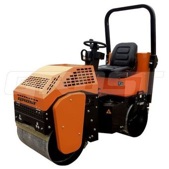 Виброкаток двухвальцовый GROST VR1000 - [950 кг / Honda GX390]
