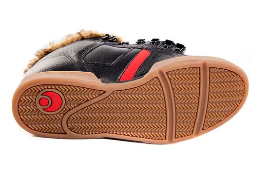 Полуботинки Osiris Nyc 83 Mid Shr Blk/Red/Gum.