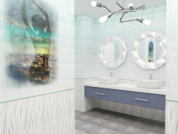 Панель ПВХ фотопечать 3D Panda Грация 2700х250 мм