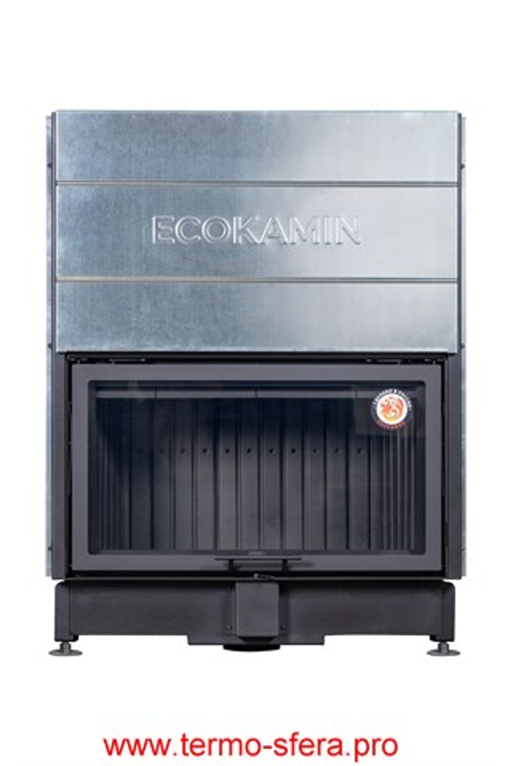 Каминная топка Экокамин ВЕГА 1000 KB черный шамот