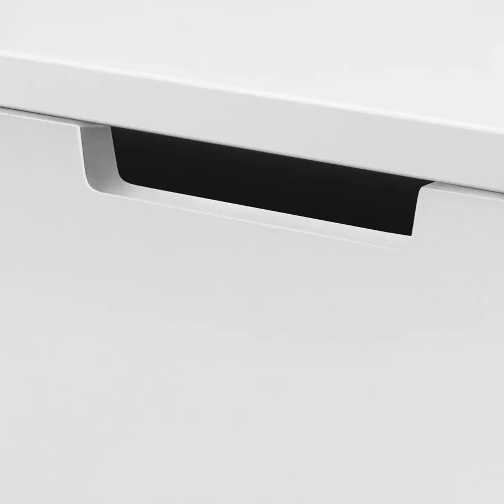 Комод - IKEA NORDLI/НОРДЛИ ИКЕА, 47х99х120 см, белый