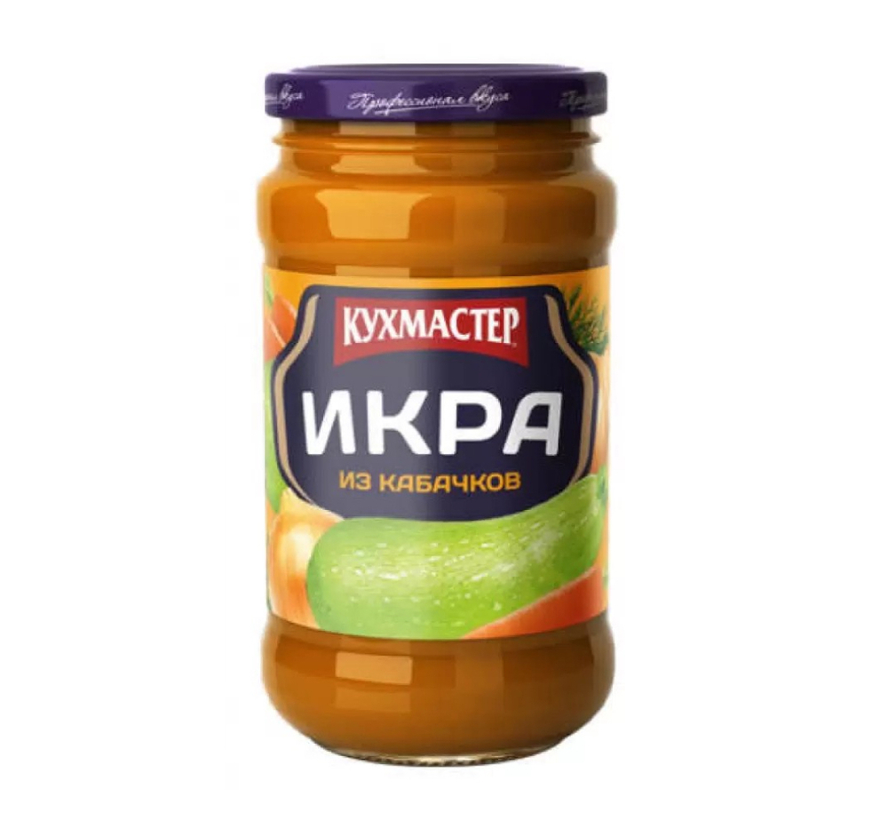 Икра из кабачков Кухмастер, 480г