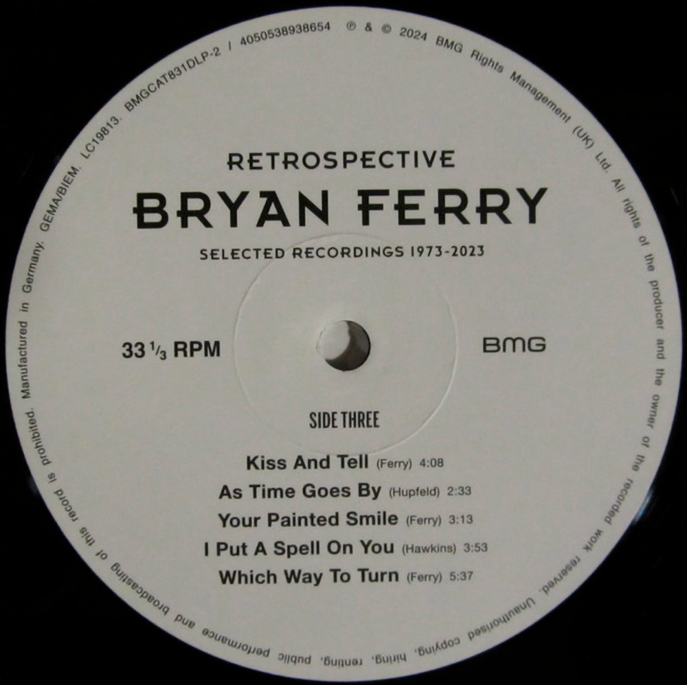 Bryan Ferry / Retrospective (Selected Recordings 1973-2023) (2LP)