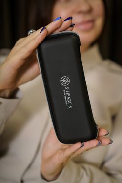 S-HEART-S Подарочный набор с расческой PREMIUM и чехлом (Золото с короткой ручкой)