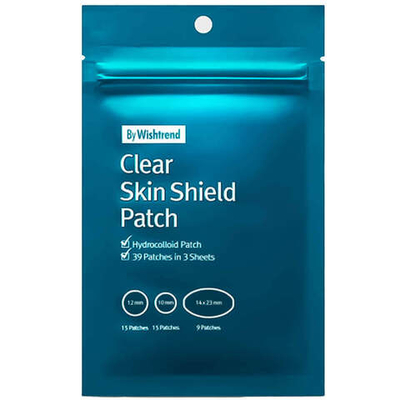 Противовоспалительные патчи от прыщей By Wishtrend Clear Skin Shield Patch
