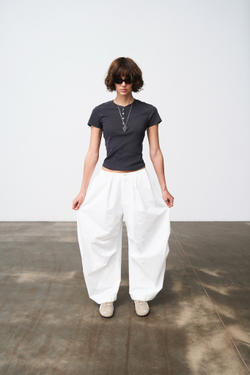 Брюки Nothomme Monterest Retro Wide-Leg Paratrooper Pants "Purl White" Women’s