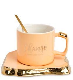 MUG-398/3 Чайная пара «Перемены к лучшему»