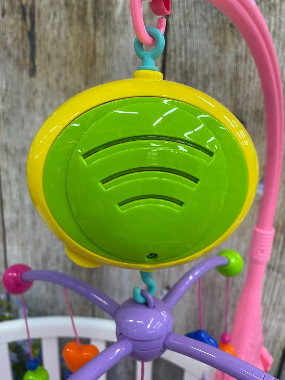 601-12/Подвеска на кроватку Мое солнышко Зайчата  звук