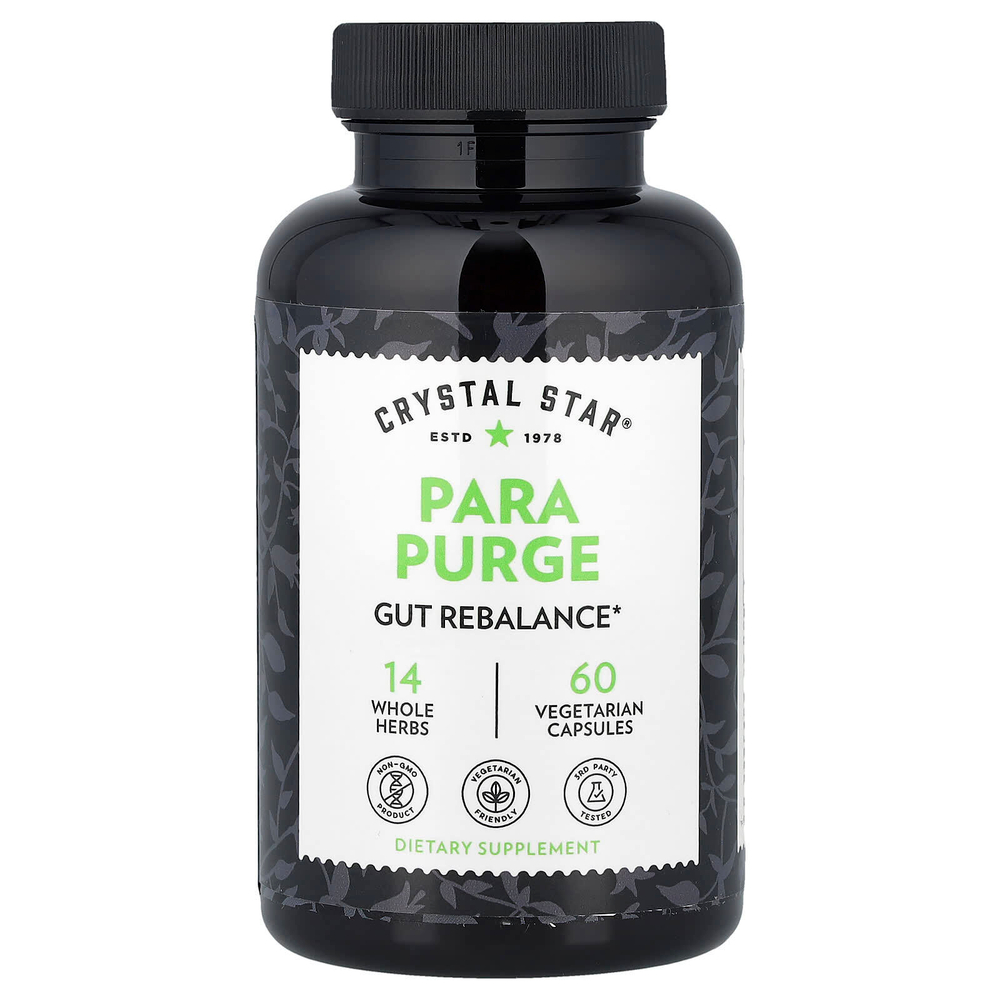Crystal Star, Para Purge, 60 вегетарианских капсул