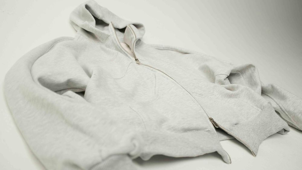 Худи Parfet Zip White Gray LPS светло-серый