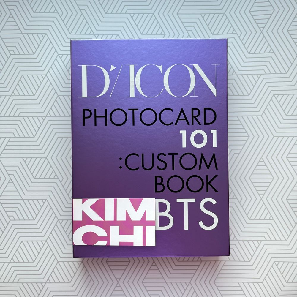 Фотоальбом биндер для карточек DICON 101 BTS