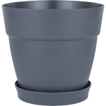 Горшок для цветов InGreen Villa de Fiori, фикс.поддон, 26л, D380мм, на колесиках,вулканиче