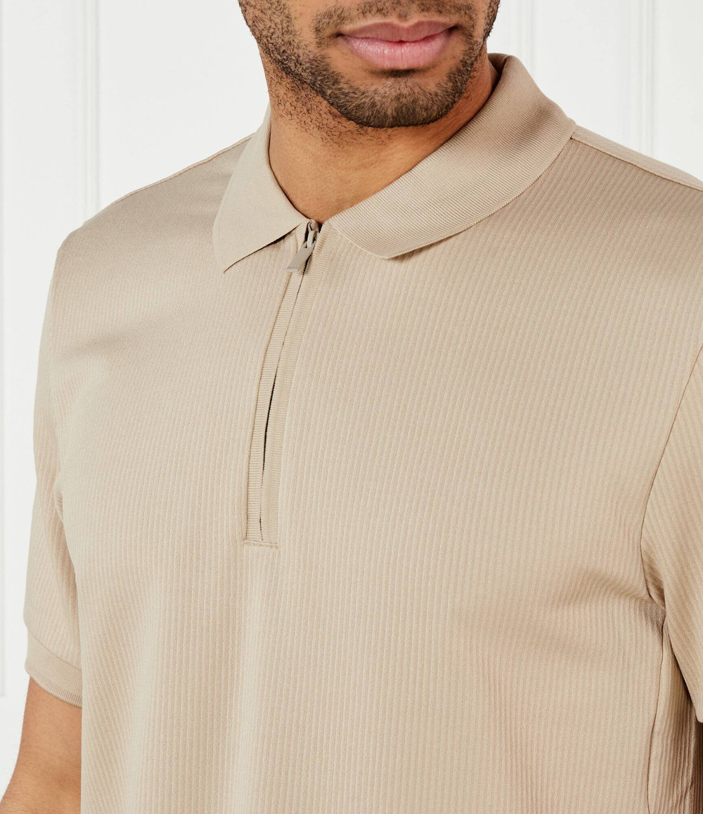 Поло P-Paras 25 BOSS BLACK - бежевый(50537494)