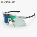 Спортивные очки c диоптриями Scicon Aeroshade 2.0 Titanium Sunglasses White Matt Photochromic Multi Mirror Blue/Green