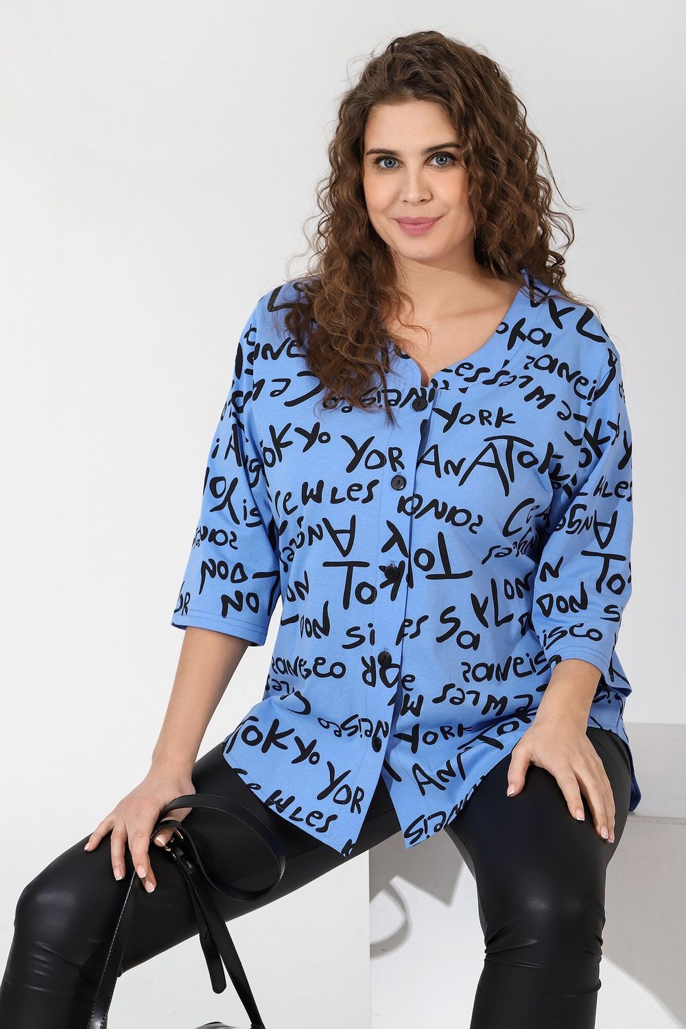 Туника (рубашка) Жанр-1 Виотекс ГОЛУБОЙ