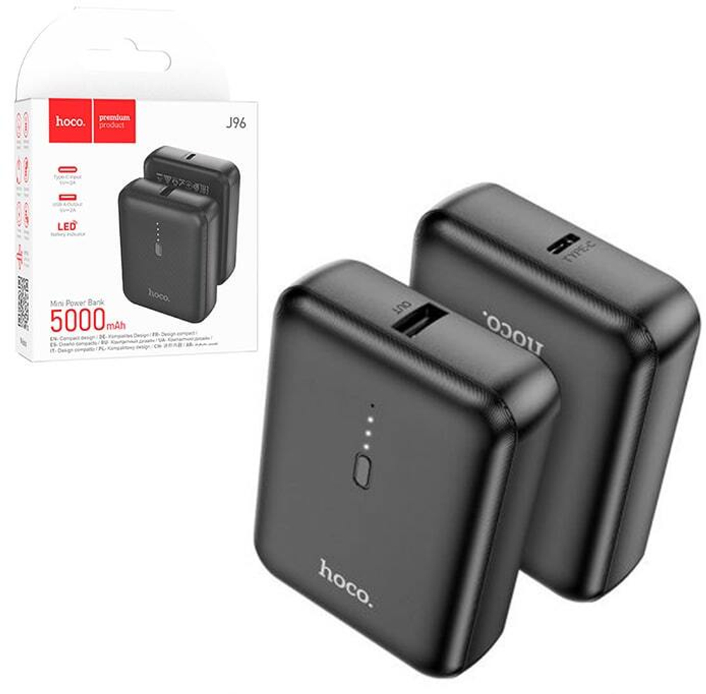Портативный аккумулятор HOCO J96 5000 mAh (черный)