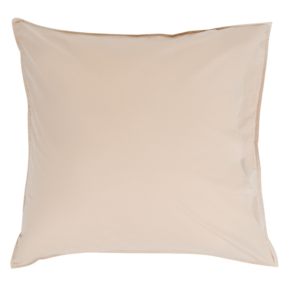 Набор из двух наволочек бежевого цвета из органического стираного хлопка из коллекции essential, 70х70 см