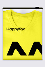 Женская футболка оверсайз с V-вырезом Happyfox