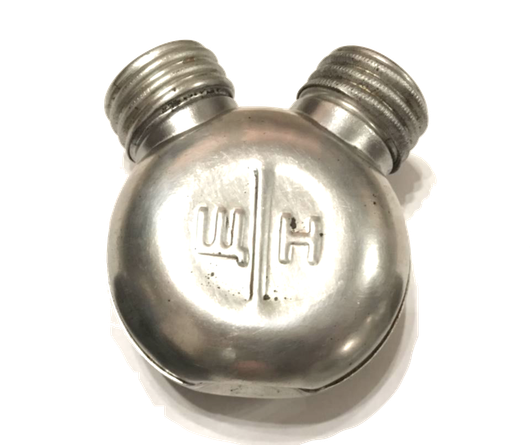 Масленка оружейная двухсекционная, армейский оригинал СССР, металл