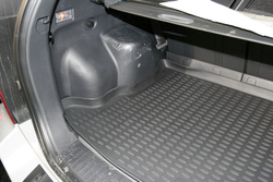 Коврик в багажник для KIA Sportage (II, IIr), 2004-2010, кроссовер (полиуретан) арт.NLC.25.04.B13