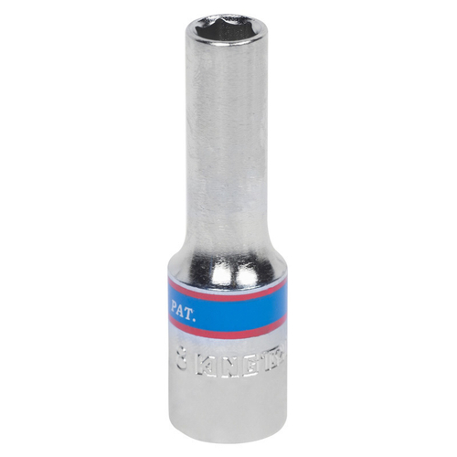 KING TONY (323508M) Головка торцевая глубокая шестигранная 3/8", 8 мм