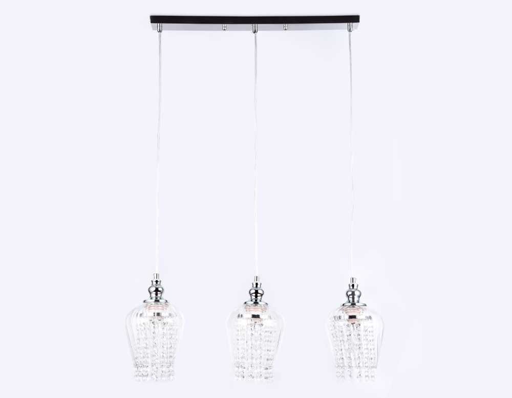 TR3612/3 CH/CL хром/прозрачный E27/3 max 40W 570*140*920