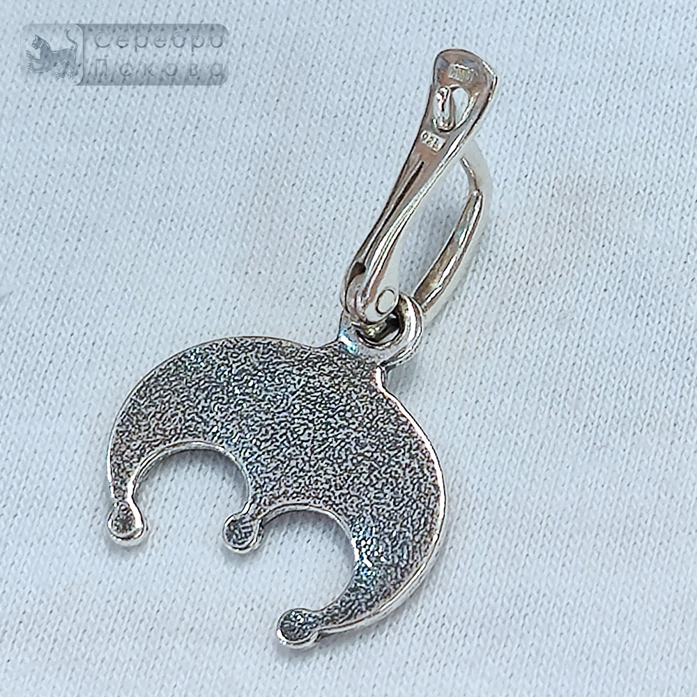 Серьги лунница богородичная