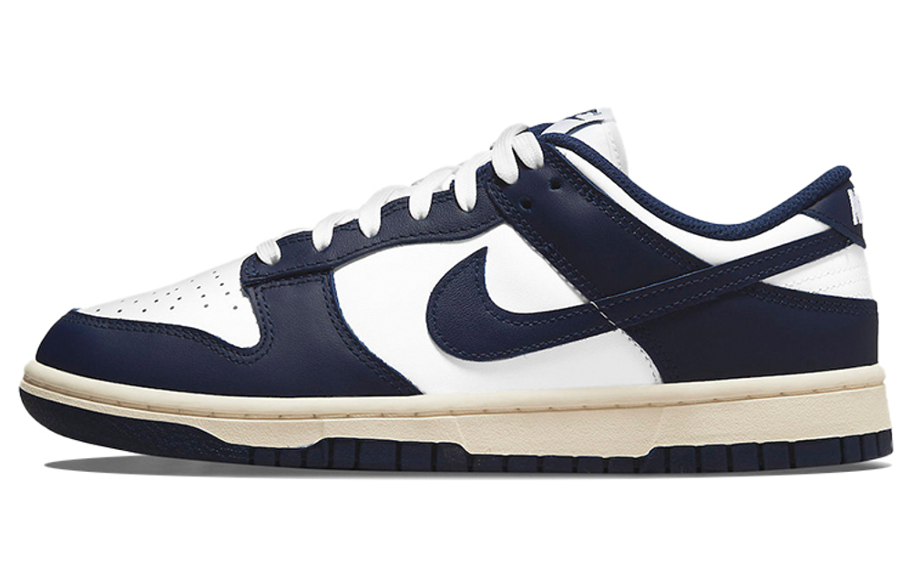 Кроссовки Nike Dunk Low "Midnight Navy And White" (Женская размерная сетка)