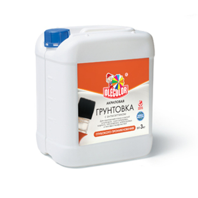 Грунтовка акриловая глубокого проникновения 5,0кг OLECOLOR