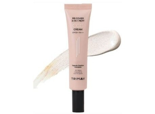 Trimay Re:cover 3-in-1 Pept CCC Cream SPF50+PA+++ (Light) тональный уходовый ССС крем с пептидами