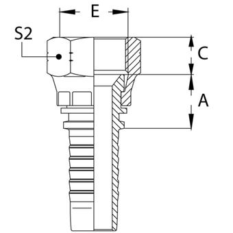 Фитинг DN 10 JIC (Г) 9/16