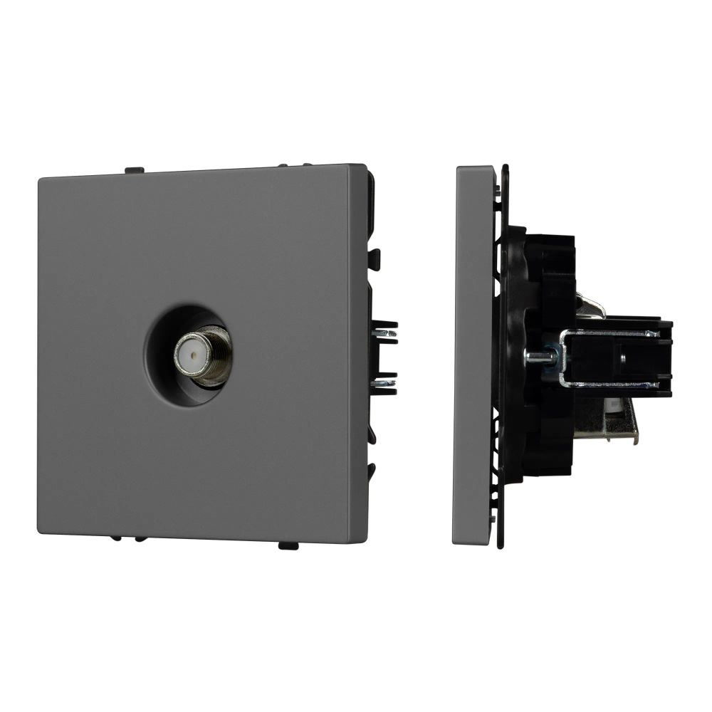 Механизм спутниковой розетки SCT-NOBE-MST1-SFPL-GR (SAT) (Arlight, Серый базальт) 054299