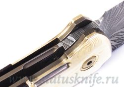 Нож CKF/Philippe Jourget FIF20 GOLD Exclusive (Damasteel, Mokume, CF)фотография - 7