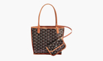 Сумка Goyard Anjou Tote Mini "Black/Natural"