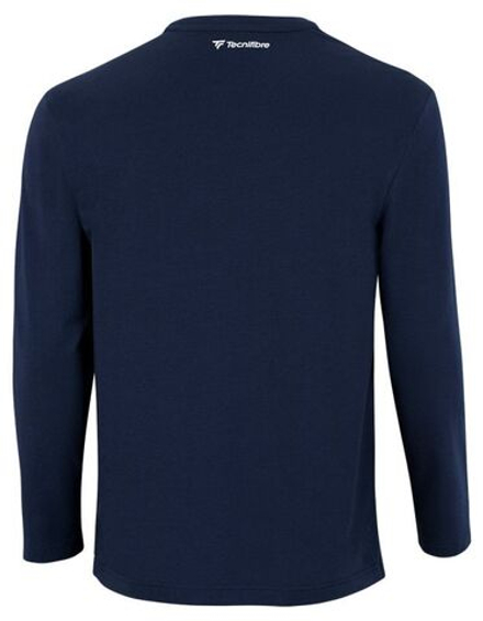 Мужская теннисная футболка теннисная Tecnifibre Trainning T-Shirt Long Sleeve - небесный