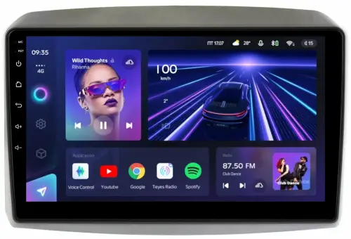 Магнитола для KIA Sorento Prime UM 2015-2020 (рамка-накладка) - Teyes CC3 на Android 10, Быстрая, QLED, CarPlay, 4G SIM-слот
